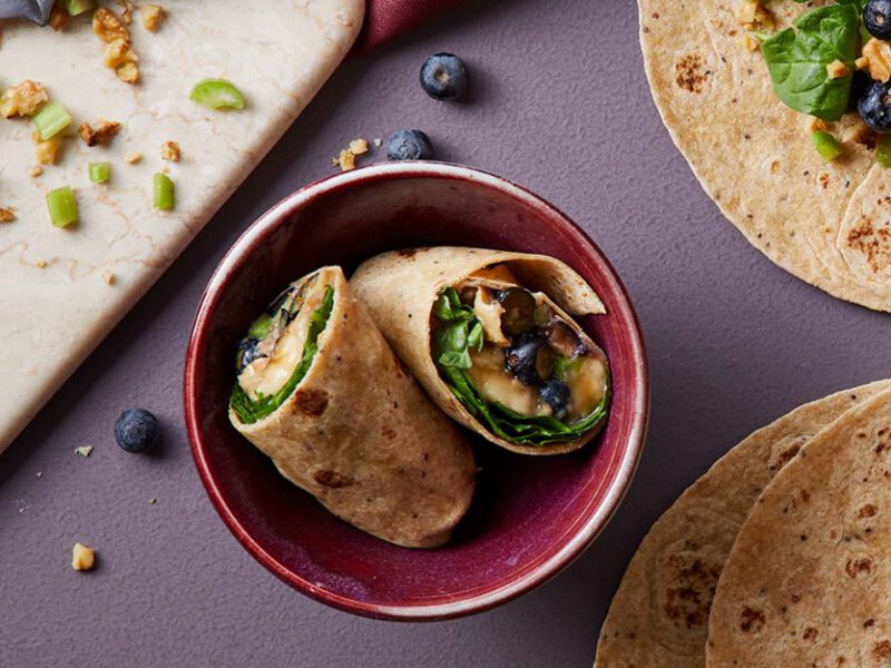 Blueberry and Banana Wraps