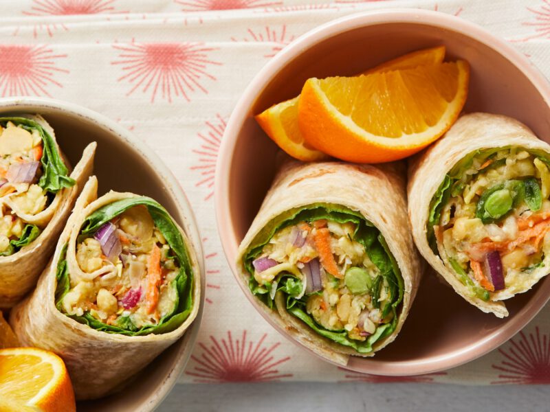 Rainbow Veggie Slaw Wrap for Wordpress