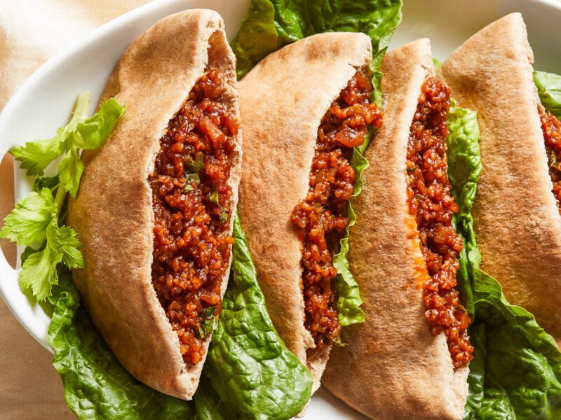 Pita-Style Vegan Sloppy Joes