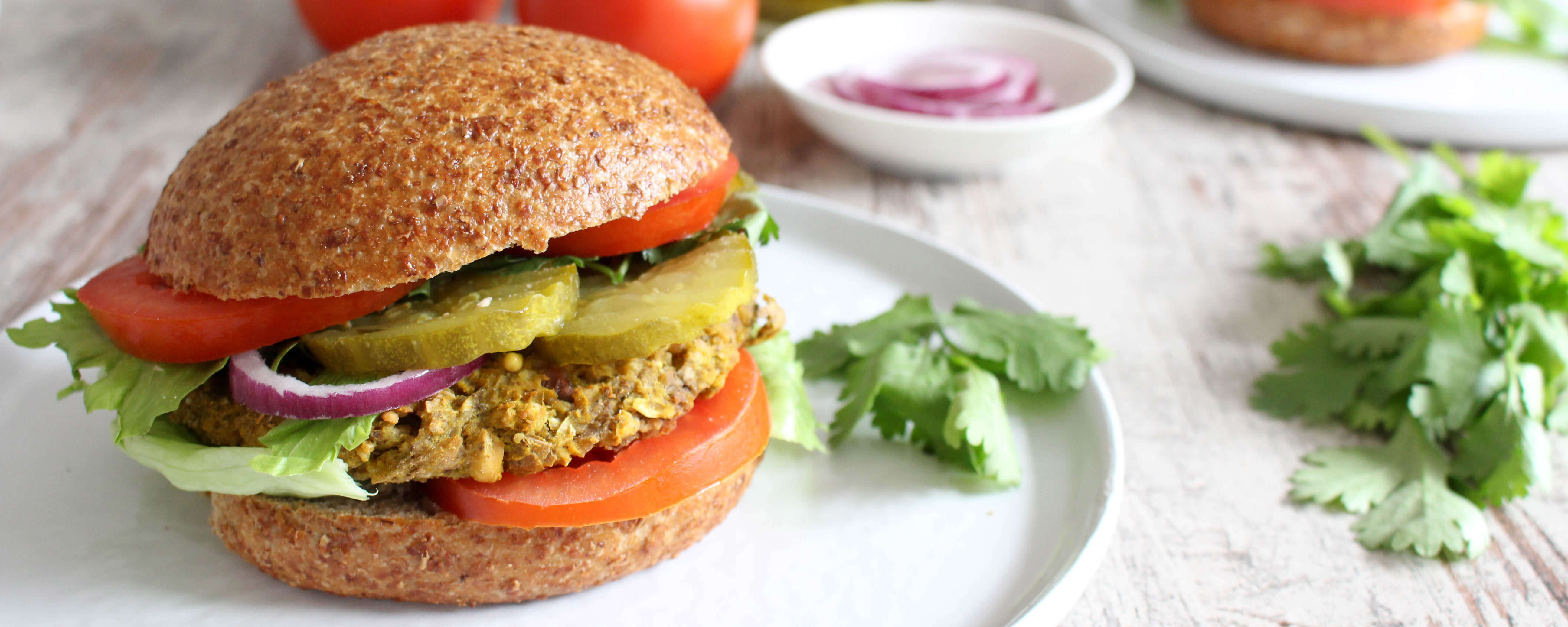 Chana Masala Burgers