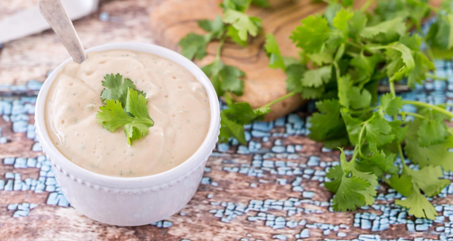 Creamy Cilantro-Garlic Dressing