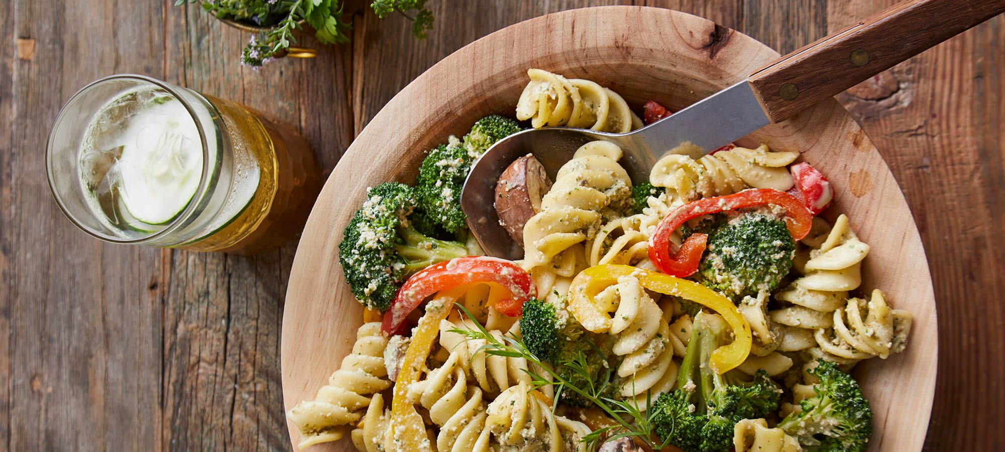 Creamy Pasta Primavera