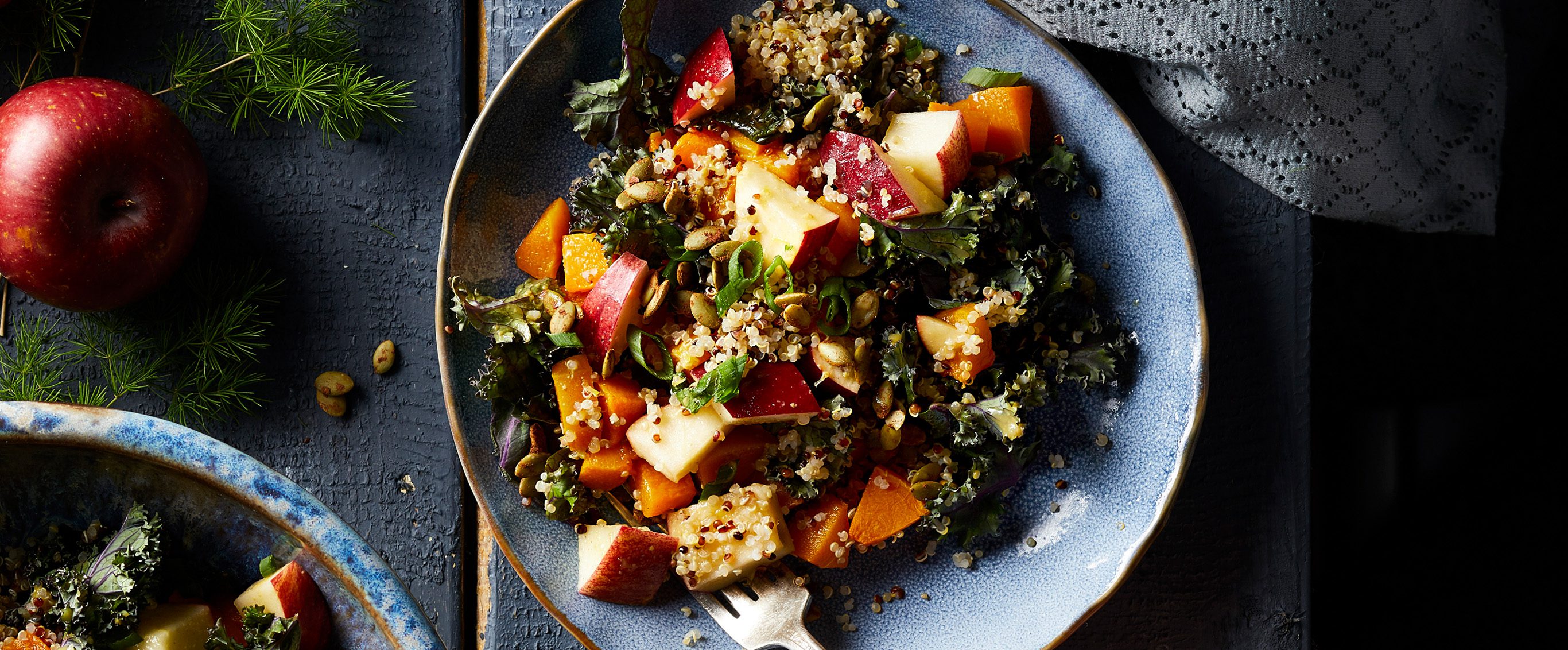 Kale, Apple, and Quinoa Salad