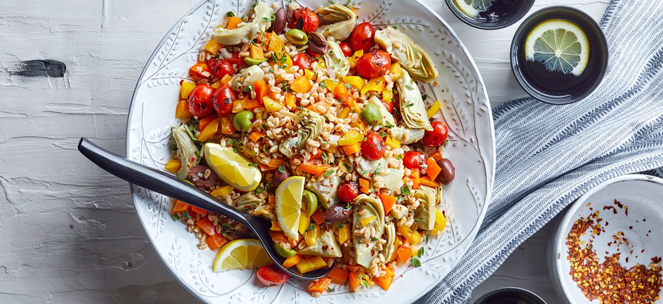 Mediterranean Farro Salad