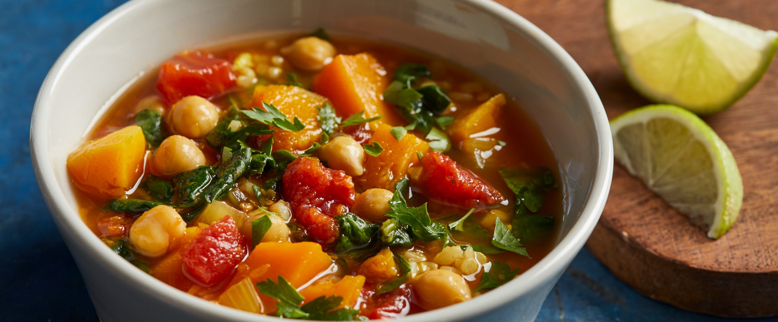 Moroccan Butternut Squash and Chickpea Stew