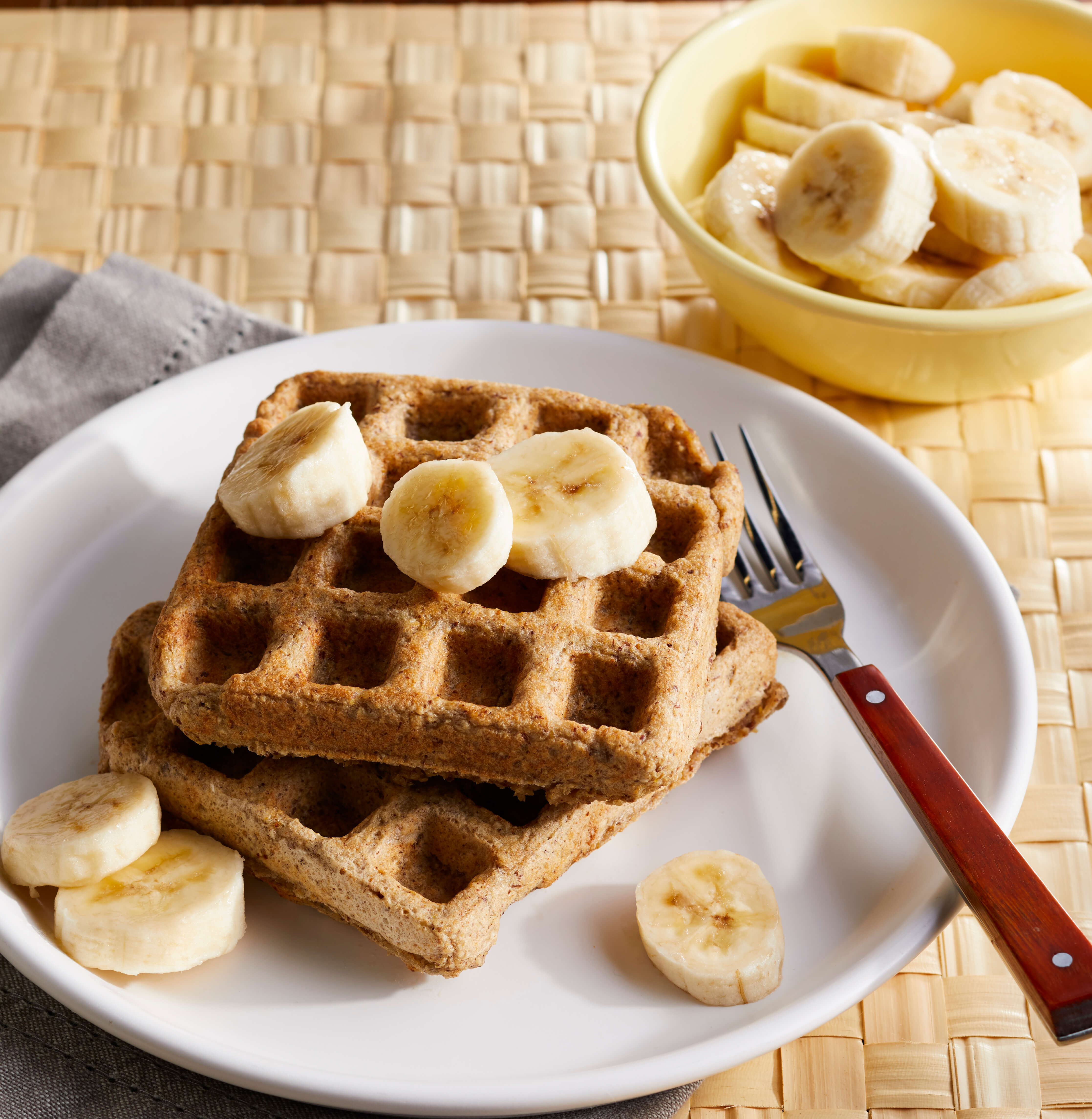Easy Oat Waffles
