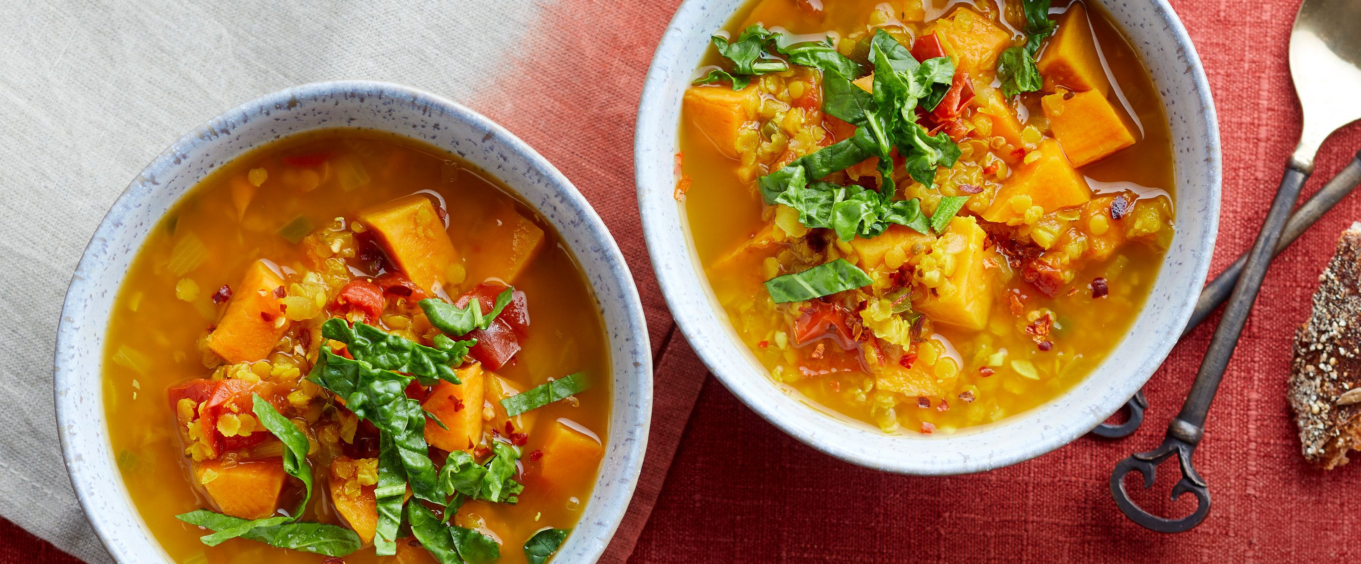 Pumpkin and Red Lentil Dal