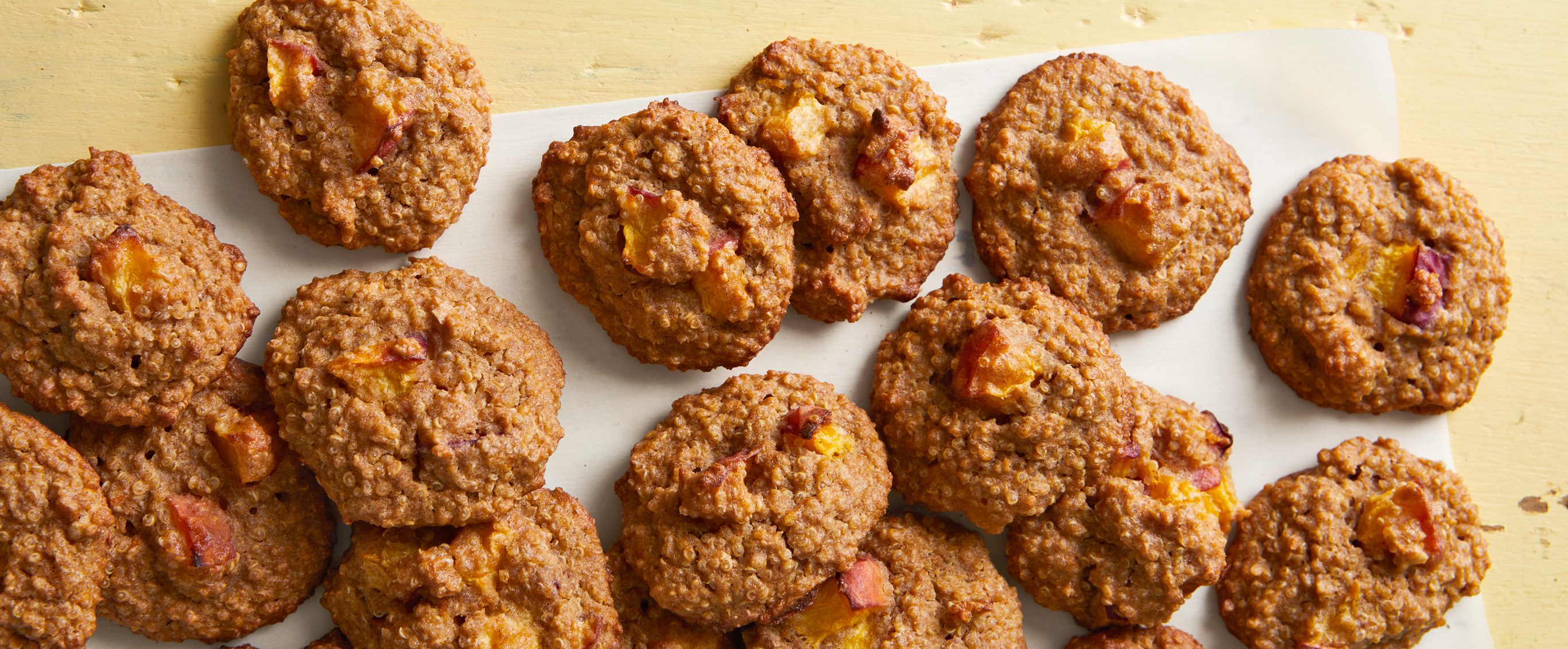 Stone Fruit & Quinoa Breakfast Cookies