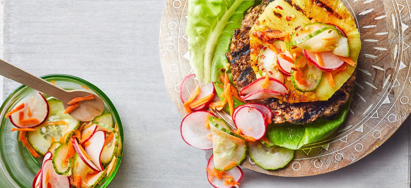 Pineapple Teriyaki Burgers
