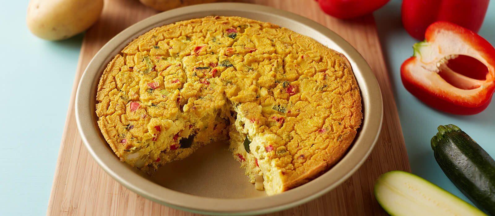 Tofu and Veggie Frittata