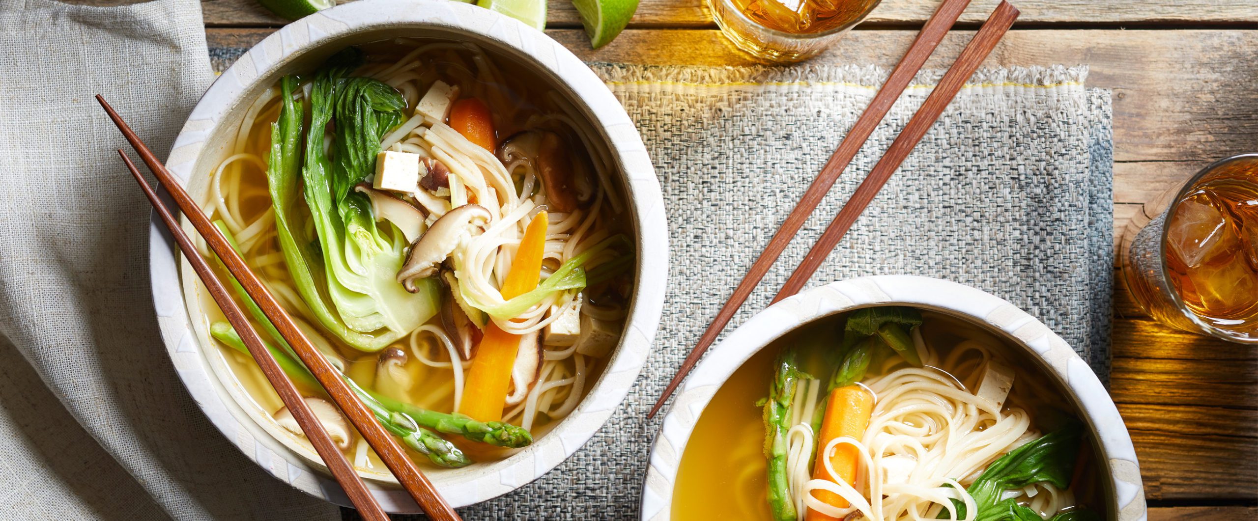 Garlicky Bok Choy Noodle Soup