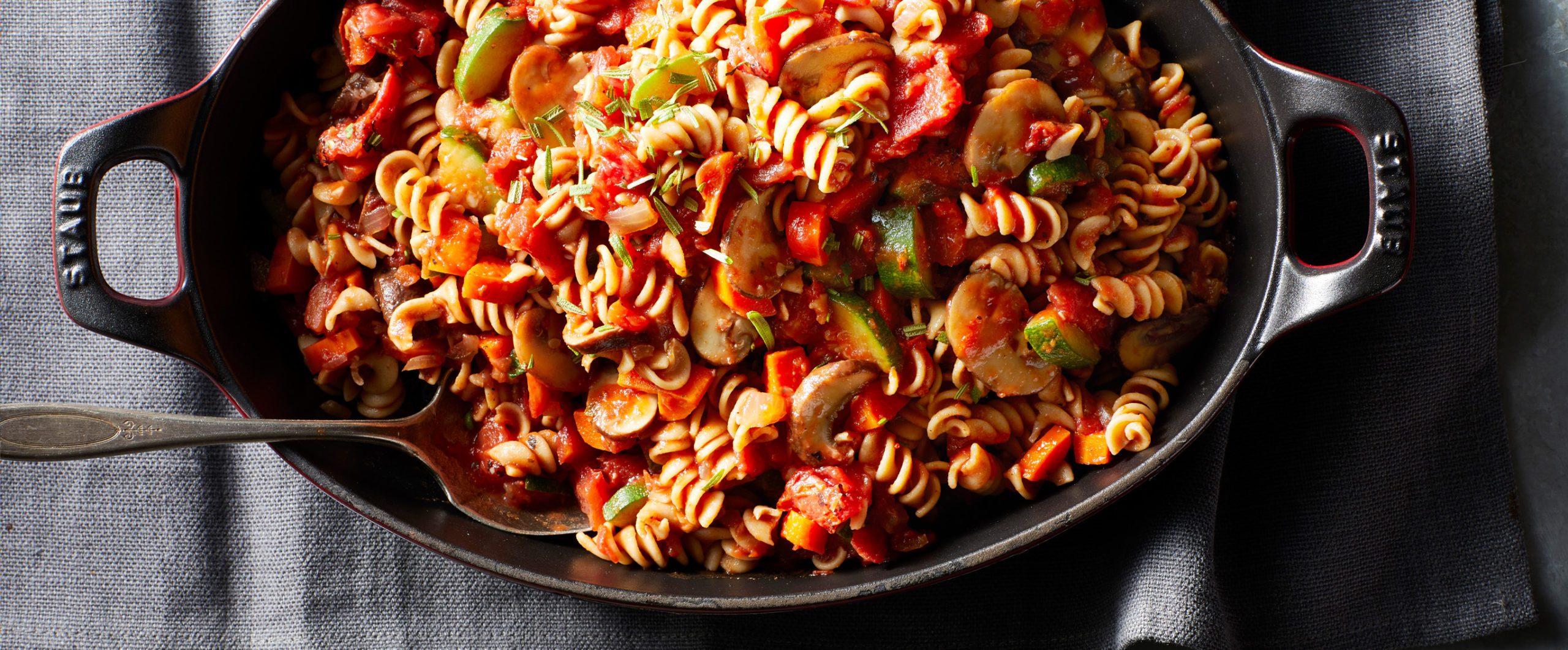 Vegetable Cacciatore with Rotini